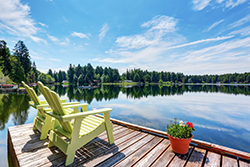 Home with a Dock in Maine
